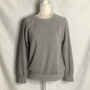 Prana Cozy Up Sweatshirt Heather Gray Crewneck Pullover Size S Outdoor Yoga